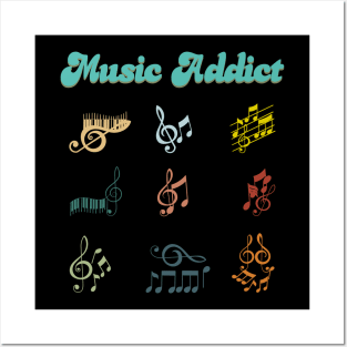Music Addict Posters and Art